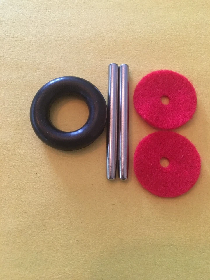 Metal Spool Pin Kit,Bobbin Tire,Red Felt Singer 15,15-90,27,28,206,306W - Image 1 of 1