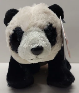 Wild Republic Cuddlekins Mini Panda Bear Soft Plush Stuffed Black White NWT - Picture 1 of 6