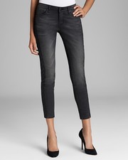NWT WOMEN'S D-ID "NEW YORK" SKINNY JEANS SIDE QUILT BLACK STY#1004-4106 SZ:23