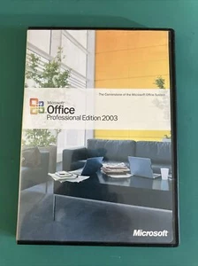 Microsoft Office Professional Edition 2003. Word, Excel, Outlook, etc. VERY GOOD - Picture 1 of 9