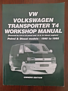 VW Volkswagen Transporter T4 Workshop Manual Petrol & Diesel 1990 - 1995