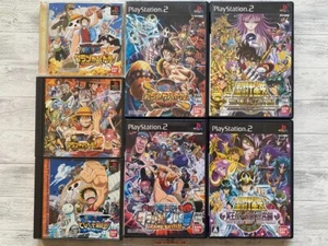 SONY PS 1  2 One Piece Kaizokudan Grand Battle 1 2 3 & Rush & Saint Seiya set - Picture 1 of 16