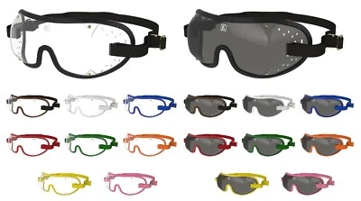 KROOPS Horse Racing Riding Jockey Cycling E-Bike Goggles | Punch Vented [TS] - Image 1 of 2