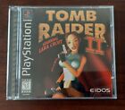 Tomb Raider II 2 Lara Croft Black Label Sony PlayStation PS1 Complete