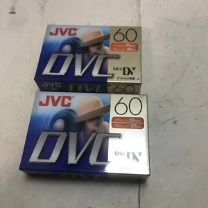 Lot of 2 - JVC M-DV60DU 60min MINI DVC New Sealed - Picture 1 of 2