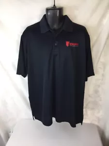 HARTWELL Men's Short Sleeve Polo XL With Viking International Logo/ Black - Picture 1 of 6
