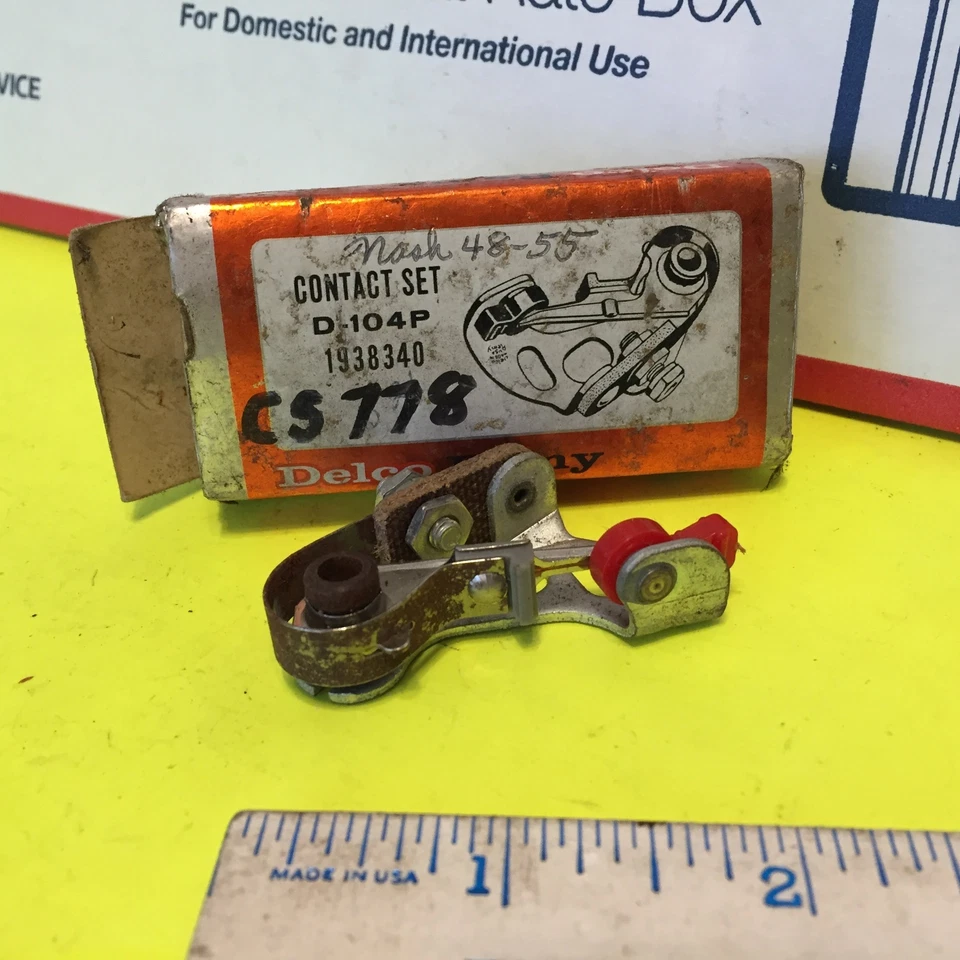 Puntos de encendido Buick, Diamond T, Pontiac, GMC, Nash, CS 778.   Artículo: 4139 Foto 1 de 1