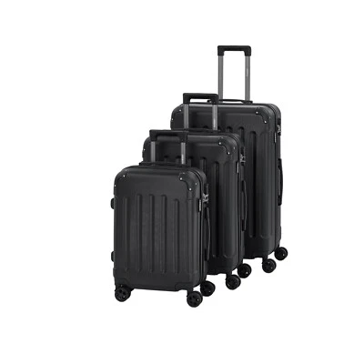 AREBOS Reisekoffer 3er Set Hartschalen Koffer Trolley Kofferset M-L-XL-Set - Bild 1 von 4
