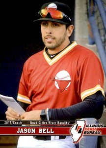 2017 Quad Cities River Bandits SGA Grandstand #4 Jason Bell Developmental Coach 