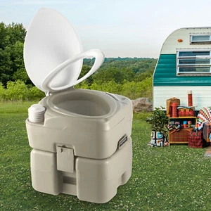 Campingtoilette 20L Chemietoilette Mobil WC Reise-WC tragbar - Bild 1 von 9