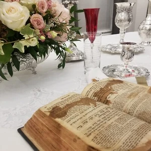 Judaica Antique Old Jewish Hebrew Prayer Book 1860 - Signature of German Rabbi - Picture 1 of 10