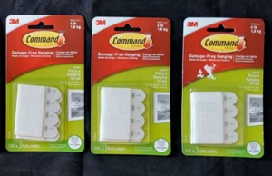 Command Small Picture Hanging Removable Interlocking Fasteners 4 Pairs 3 Pack - Picture 1 of 2