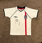 Signed By Southgate   New   Umbro England Shirt   2002   Kids Size 2 3Yrs