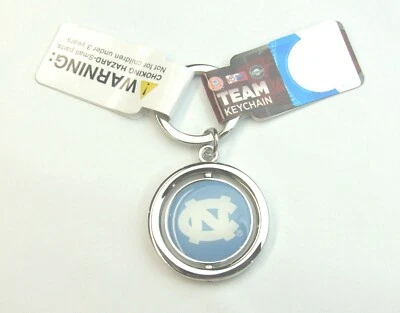 NCAA Carolina del Norte Tacones Alquitranados Logo Giratorio Llavero Llavero por FOCO Foto 1 de 3