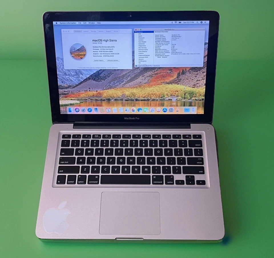 Apple MacBook Pro 13.3” A1278 (320GB, Intel Core i5 2nd Gen., 2.3GHz, 4GB RAM) - Image 1 of 4