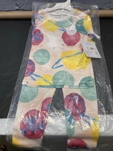 Burt's Bees Kids Snug-fit Outer Space Pajamas 2 Piece Set Organic Cotton 2T NEW - Picture 1 of 8