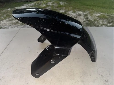 11-15 2011 2015 Kawasaki Ninja Zx10r carenado de rueda delantera guardabarros capucha OEM negro Foto 1 de 4