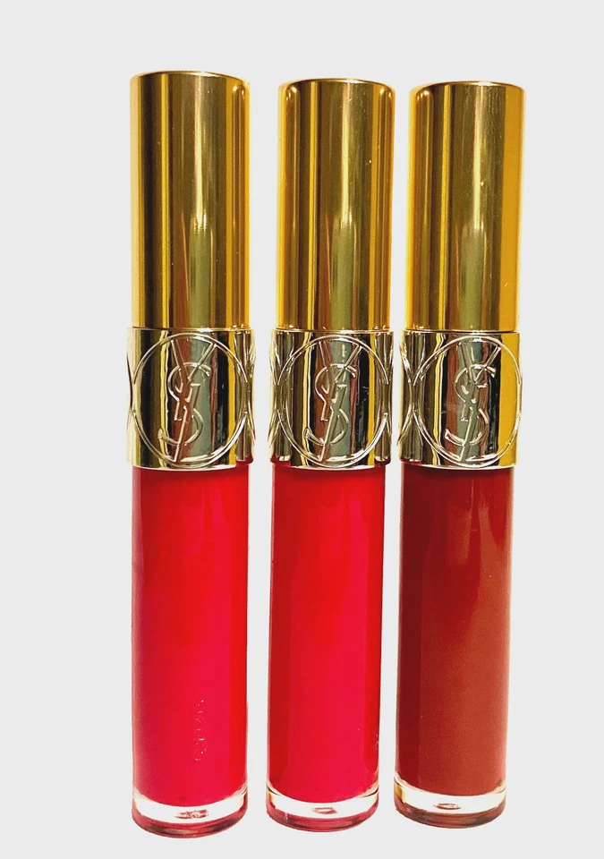 3 x YSL Yves Saint Lauret Brillo Volupte - 206 y 208 Tamaño Completo Juego de 3 Nuevos Foto 1 de 1