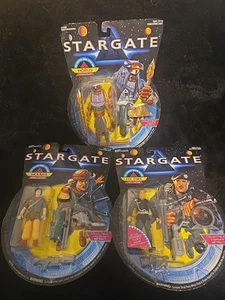Lot Of 3 Vintage Stargate SG-1 Figures Oneil Skarra Horus - Picture 1 of 7