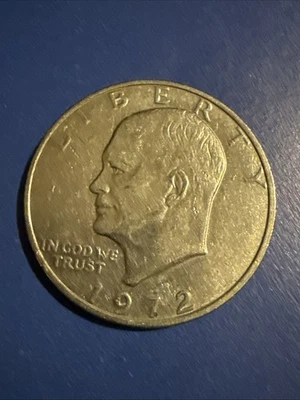 Moeda de dólar Eisenhower 1972 P - Imagem 1 de 2