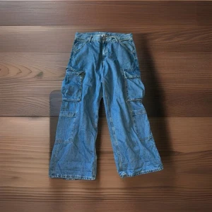 Old Navy 12 Baggy Wide Leg Cargo Jeans  Bx1 - Picture 1 of 8