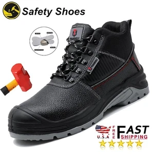 botas de trabajo para hombre botas de senderismo zapatos de seguridad indestructibles hombres EE. UU. - Imagen 1 de 25