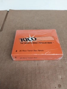 Vintage 1987 versiegelt Rico Tenorsaxophon Blätter 25er-Pack Made in USA - Bild 1 von 8
