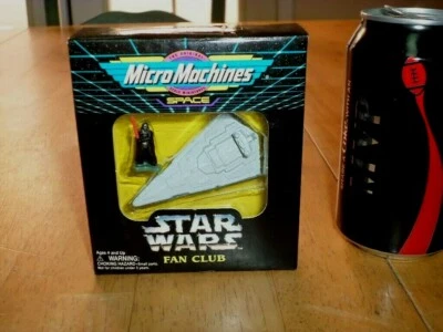 Star Wars- Fan Club Exclusive- Micro Machines- Star Destroyer & Darth Vader, NIB - Image 1 of 4