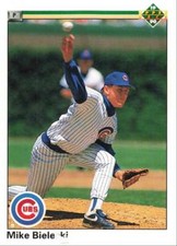 1990 Upper Deck Baseball Mike Bielecki Chicago Cubs #359