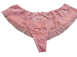 Victoria's Secret Dream Angels Wide Side Thong Panties Pink Size S New in Bag - Picture 1 of 5