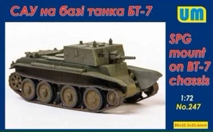 Uni Models SPG based on the BT-7 tank (1/72) UM 247 - Bild 1 von 1