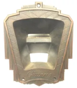 RADIO GRUNOW 701 VINTAGE: FRONTALE IN OTTONE con VITI ORIGINALI - Foto 1 di 2