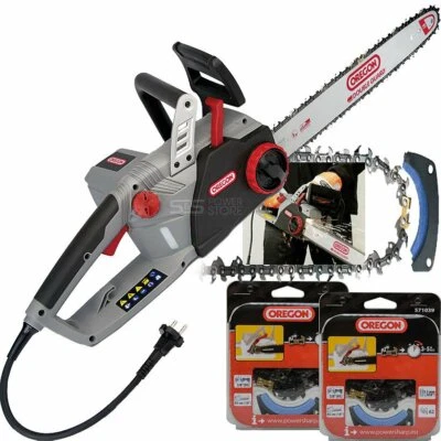 Oregon Elektro Motorsäge Kettensäge CS1500 inkl 3 Sägeketten 2400 Watt 18" 45 cm