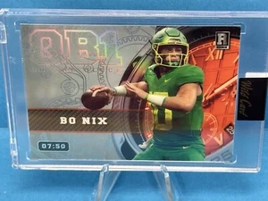 Bo Nix 2023 WildCard On The Clock QB1 #07:50 Orange Parallel Factory Sealed - Picture 1 of 2