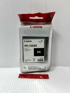 Serbatoio inchiostro nero originale Canon PFI-106BK dicembre 2020 - Foto 1 di 3