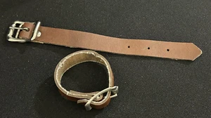 Menge 2 Lederbänder für Gepäck 6 in Etikett oder andere - NEU - Bild 1 von 4