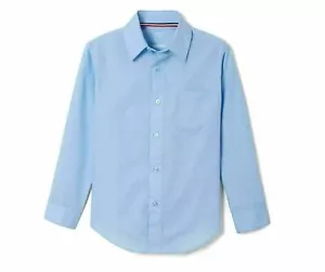 French Toast Big Boys Blue Long Sleeve Uniform Dress Shirt Size 16 - Picture 1 of 2