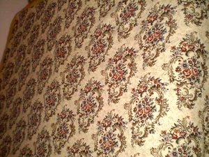"Vintage mehrfarbige Jacquard-Tischdecke 51"" von 84""" - Bild 1 von 7