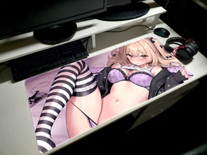 Anime Stockings Ecchi Girl XL Mousepad Gaming Desk Mat TCG CCG Playmat - Picture 1 of 7