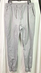 ReFuel Mens Size 38 x 31" Light Gray Pull-On Drawstring Tapered Leg Pants - Picture 1 of 8
