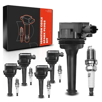 5x Ignition Coils & 5x Spark Plugs for Volvo C70 S60 S70 S80 V70 XC90 2.0L 2.3L - image 1 of 4