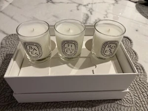 Diptyque Set Of 3 Candles 2.4oz x 3 - Picture 1 of 6