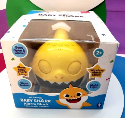 Core Innovations Baby Shark Alarm Clock and Bluetooth Speaker, Yellow - Image 1 of 4