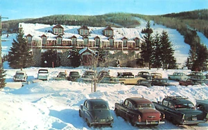 Canada ST. SAUVEUR DES MONTS P. Q. Lodge & Motel Sci, cartolina. - Foto 1 di 2