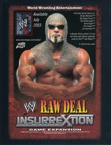 WRESTLING WWE CCG RAW DEAL INSURREXTION 2003 PROMO VENDITA PROMOZIONALE FOGLIO DI VENDITA - Foto 1 di 1