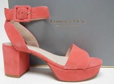 Sandalias Louise et Cie Hanya talla 7 M EU 37.5 de gamuza con correa al tobillo rosa Panamá Foto 1 de 4