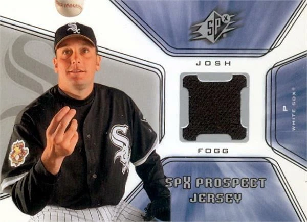Josh Fogg jersey relic baseball card (White Sox) 2001 Upper Deck Prospect #132 - Image 1 of 1