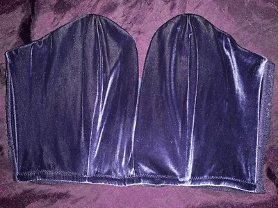 NUEVO CON ETIQUETAS* Victoria's Secret SEXY DREAM ANGELS TERCIOPELO RECORTADO BUSTIER CORSÉ---Mediano Foto 1 de 3