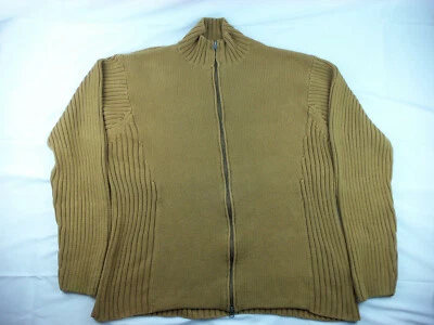 Suéter de malha Timberland marrom cabo GG 100% algodão serve maior - Imagem 1 de 4