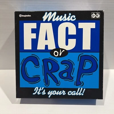 Fact Or Crap Music by Imagination Card Trivia Game - Image 1 of 4